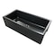 Alfi Brand 36" Black Matte Reversible Smooth / Fluted Single Bowl Fireclay Farm Sink AB3618HS-BM - alternate 7